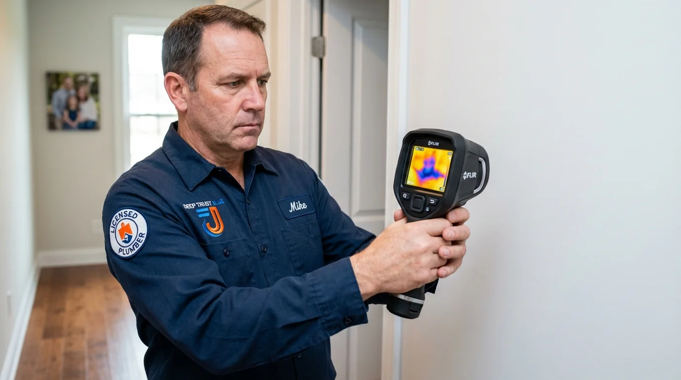 Thermal imaging leak detection by Johns Plumbing LLC in Wimauma